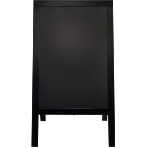 Securit Woody Gadeskilt 125x69 Cm, Sort Securit Woody Gadeskilt 125x69 Cm, Sort