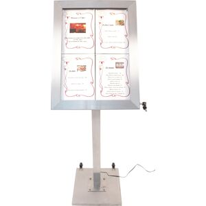 Securit Informationsdisplay M/ Stander 4xa4 Securit Informationsdisplay M/ Stander 4xa4