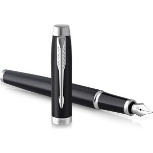 Parker Im Essential Matte Black Ct Fyldepen F Parker Im Essential Matte Black Ct Fyldepen F