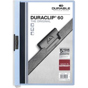 Durable Duraclip 60 Clipmappe A4 Blå Durable Duraclip 60 Clipmappe A4 Blå