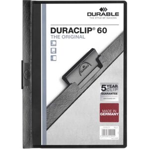 Durable Duraclip 60 Clipmappe A4 Sort Durable Duraclip 60 Clipmappe A4 Sort