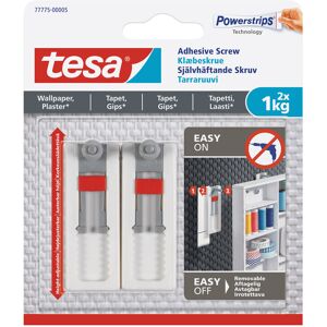 Tesa Justerbar Klæbeskrue, Tapet/gips, <1 Kg Tesa Justerbar Klæbeskrue, Tapet/gips, <1 Kg