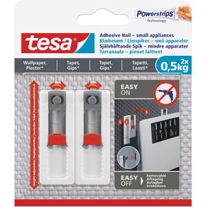Tesa Klæbesøm Små Apparater, Tapet/gips, <0,5 Kg Tesa Klæbesøm Små Apparater, Tapet/gips, <0,5 Kg