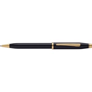 Cross Century Ii Kuglepen Black Lacquer/gold Cross Century Ii Kuglepen Black Lacquer/gold