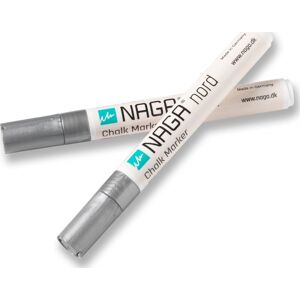 Naga Kridtmarker 4,5 Mm Sølv 2 Stk. Naga Kridtmarker 4,5 Mm Sølv 2 Stk.