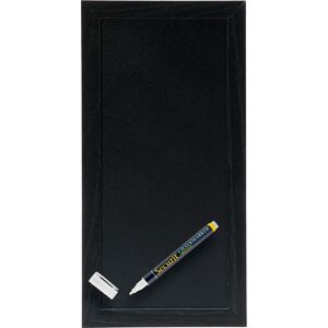 Securit Woody Kridttavle, 40x20 Cm, Sort Securit Woody Kridttavle, 40x20 Cm, Sort