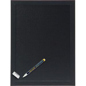 Securit Woody Kridttavle, 40x30 Cm, Sort Securit Woody Kridttavle, 40x30 Cm, Sort