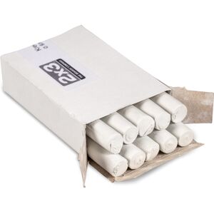 Naga Hvidt Tavlekridt, Pakke M. 10 Stk Naga Hvidt Tavlekridt, Pakke M. 10 Stk