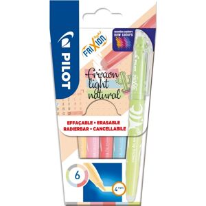 Pilot Frixion Light N Highlighter 6 Farver Pilot Frixion Light N Highlighter 6 Farver