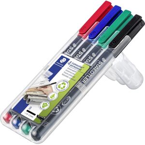 Staedtler 314 Permanent Marker 4 Farver Staedtler 314 Permanent Marker 4 Farver