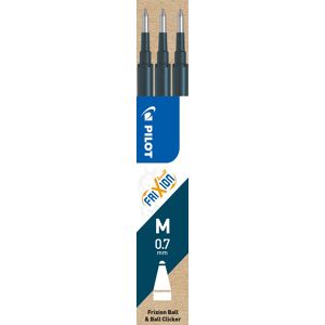 Pilot Frixion Refill M Blåsort 3 Stk. Pilot Frixion Refill M Blåsort 3 Stk.
