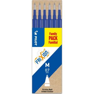Pilot Frixion Refill M Blå 6 Stk. Pilot Frixion Refill M Blå 6 Stk.