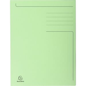 Exacompta Forever 3-Klap Mappe, Folio, Grøn Exacompta Forever 3-Klap Mappe, Folio, Grøn