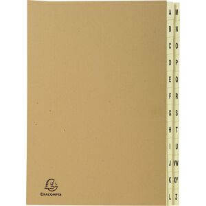 Exacompta Sorteringsmappe, A-Z, Brun Exacompta Sorteringsmappe, A-Z, Brun