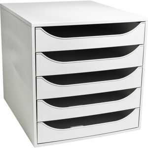 Exacompta Ecobox Skuffekabinet, 5, Grå Exacompta Ecobox Skuffekabinet, 5, Grå