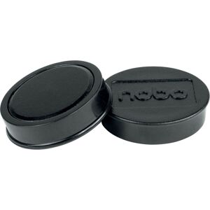 Nobo Whiteboard Magneter Ø38 Mm, Sort, 4 Stk. Nobo Whiteboard Magneter Ø38 Mm, Sort, 4 Stk.