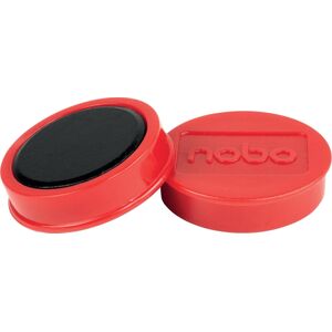 Nobo Whiteboard Magneter Ø38 Mm, Rød, 10 Stk. Nobo Whiteboard Magneter Ø38 Mm, Rød, 10 Stk.