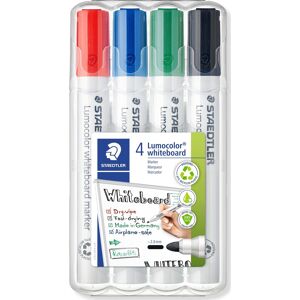 Staedtler 351 Whiteboard Marker 4 Farver Staedtler 351 Whiteboard Marker 4 Farver