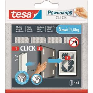 Tesa Powerstrips Click, Small, 4 Par Tesa Powerstrips Click, Small, 4 Par