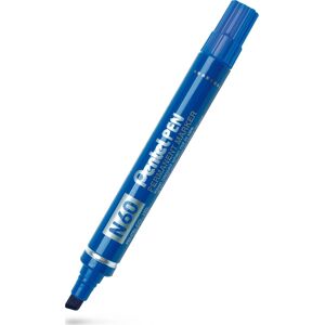 Pentel N60 Permanent Marker Skrå Blå Pentel N60 Permanent Marker Skrå Blå