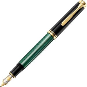 Pelikan Souverän 800 Fyldepen, Ef, Black/green Pelikan Souverän 800 Fyldepen, Ef, Black/green