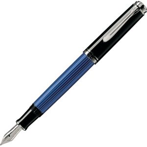 Pelikan Souverän 405 Fyldepen, Ef, Black/blue Pelikan Souverän 405 Fyldepen, Ef, Black/blue