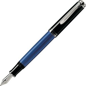 Pelikan Souverän 405 Fyldepen, B, Black/blue Pelikan Souverän 405 Fyldepen, B, Black/blue