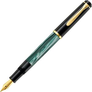 Pelikan Classic 200 Fyldepen, F, Green-Marbled Pelikan Classic 200 Fyldepen, F, Green-Marbled