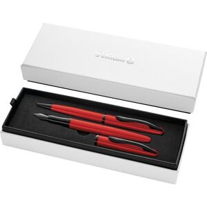 Pelikan Jazz N. Elegance Sæt, Fyl/kug, Red Pelikan Jazz N. Elegance Sæt, Fyl/kug, Red