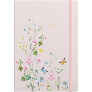Burde Deluxe Notesbog, B5, Linjeret, Pink Meadow Burde Deluxe Notesbog, B5, Linjeret, Pink Meadow
