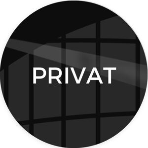 Securit Skilt Privat Ø10 Cm Sort Securit Skilt Privat Ø10 Cm Sort