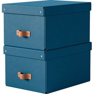 Leitz Puro Boks M. Låg M Blå 2 Stk. Leitz Puro Boks M. Låg M Blå 2 Stk.