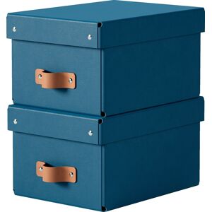 Leitz Puro Boks M. Låg S Blå 2 Stk. Leitz Puro Boks M. Låg S Blå 2 Stk.