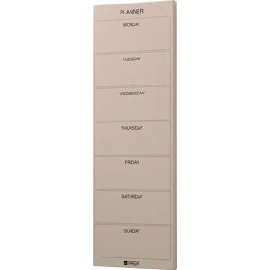 Naga Magnetisk Ståltavle, 20 X 60 Cm, Ugeplan Naga Magnetisk Ståltavle, 20 X 60 Cm, Ugeplan
