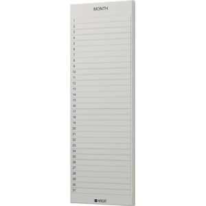 Naga Magnetisk Ståltavle, 20 X 60 Cm, Månedsplan Naga Magnetisk Ståltavle, 20 X 60 Cm, Månedsplan