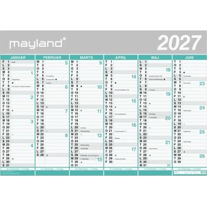 Mayland 26/27 Kæmpekalender, 2x6 Mdr. Mayland 26/27 Kæmpekalender, 2x6 Mdr.