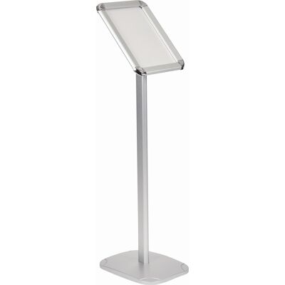 Lomax Skilteholder På Fod, Klip-Klap Ramme, A4, Alu Lomax Skilteholder På Fod, Klip-Klap Ramme, A4, Alu