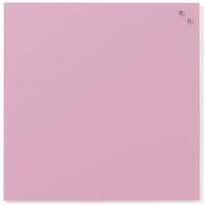 Naga Glassboard Magnet. Glastavle 45x45cm, Lyserød Naga Glassboard Magnet. Glastavle 45x45cm, Lyserød
