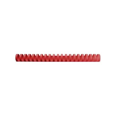 Gbc Plast Spiralryg A4, 21 Ringe, 25mm, Rød Gbc Plast Spiralryg A4, 21 Ringe, 25mm, Rød