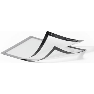 Durable Duraframe Magnetic Plus A4 Sølv 2stk Durable Duraframe Magnetic Plus A4 Sølv 2stk