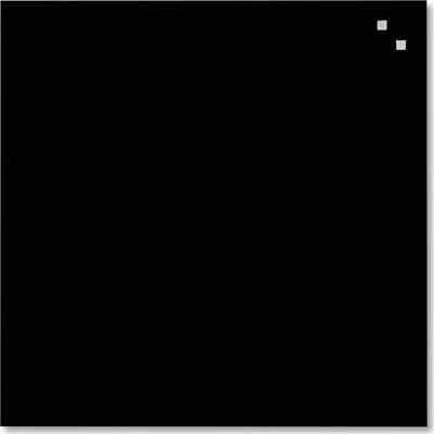 Naga Glassboard Magnetisk Glastavle 45x45 Cm, Sort Naga Glassboard Magnetisk Glastavle 45x45 Cm, Sort