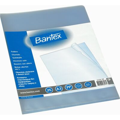 Bantex Chartek A3 120 My 25 Stk. Bantex Chartek A3 120 My 25 Stk.