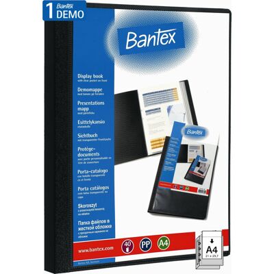Bantex Demomappe A4 40 Lommer Bantex Demomappe A4 40 Lommer