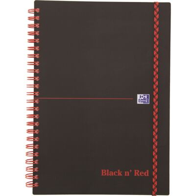 Oxford Black N'Red Spiralbog A5 Linjeret Oxford Black N'Red Spiralbog A5 Linjeret