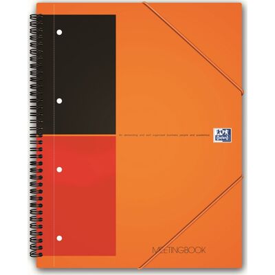 Oxford Int. Meetingbook Spiralbog A4+ Linjeret Oxford Int. Meetingbook Spiralbog A4+ Linjeret