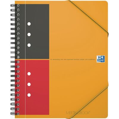 Oxford Int. Meetingbook Spiralbog A5+ Linjeret Oxford Int. Meetingbook Spiralbog A5+ Linjeret