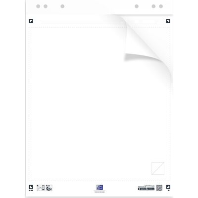 Oxford Sc Flipoverpapir, Blank, 65x80cm, 20ark Oxford Sc Flipoverpapir, Blank, 65x80cm, 20ark