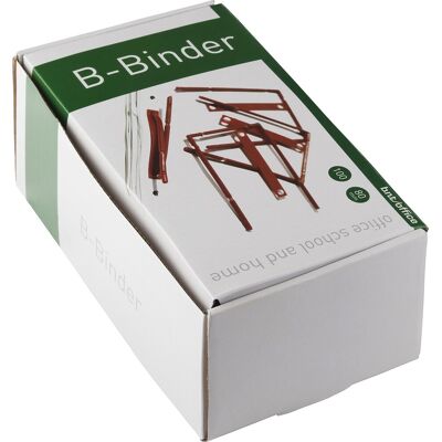 Office B-Binder 80 Mm Rød 100 Stk. Office B-Binder 80 Mm Rød 100 Stk.
