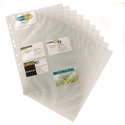 Durable Visifix Visitkortlommer A4 10 Stk. Durable Visifix Visitkortlommer A4 10 Stk.
