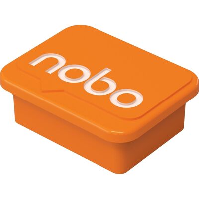 Nobo Orange Magneter Til Whiteboard, 4 Stk Nobo Orange Magneter Til Whiteboard, 4 Stk